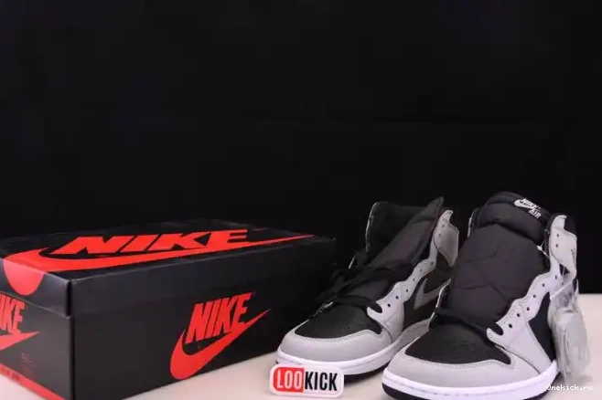 One Kick High Light Retro 1 Grey Jordan 555088-035 White Smoke Air Black 0627